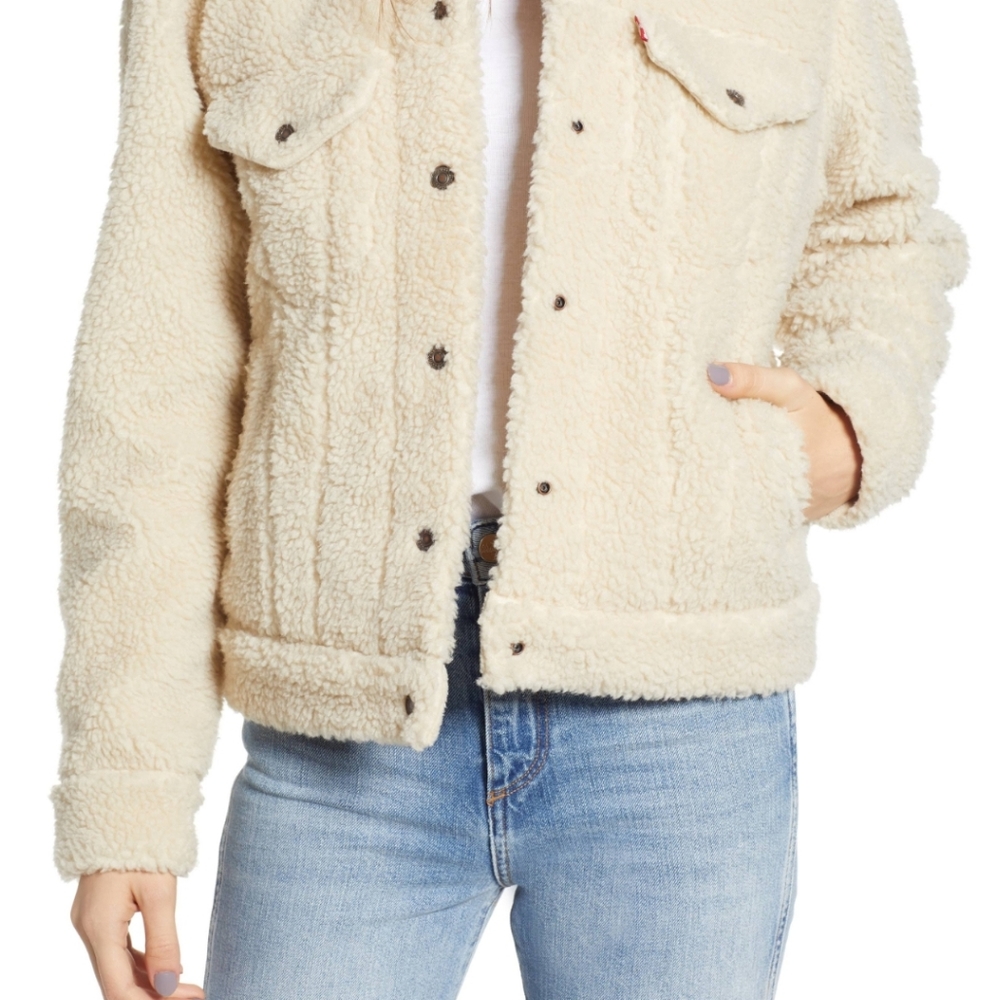 Levi's Shearling Boyfriend Jacket